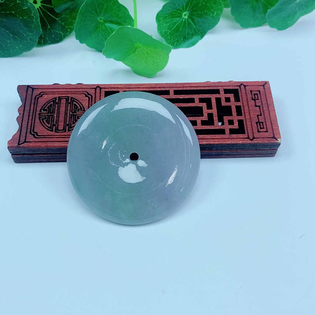 天然Ａ货翡翠无镶嵌大平安扣