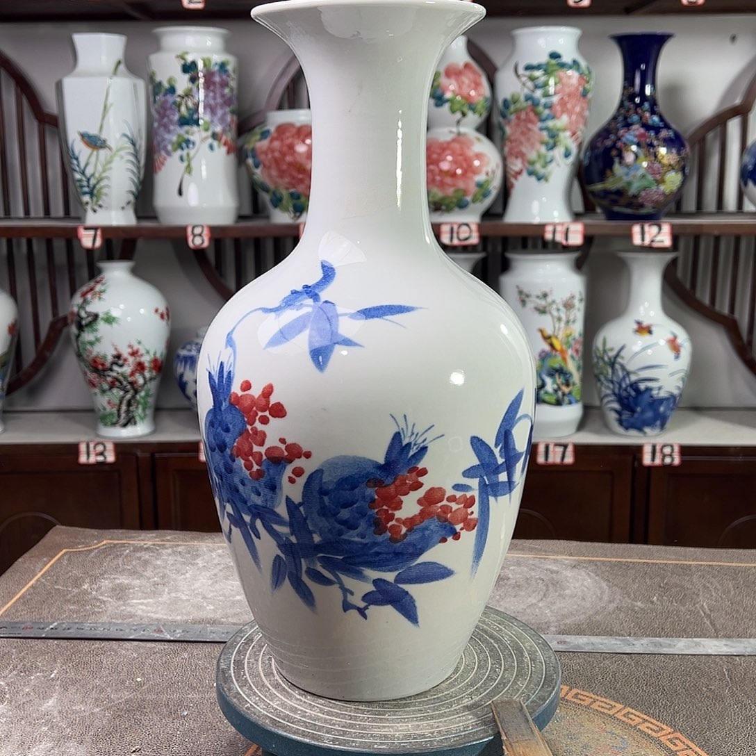 摆件陶景德镇陶瓷棒石