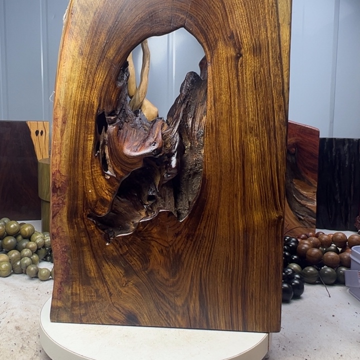 大***艺木非洲檀香底座摆件