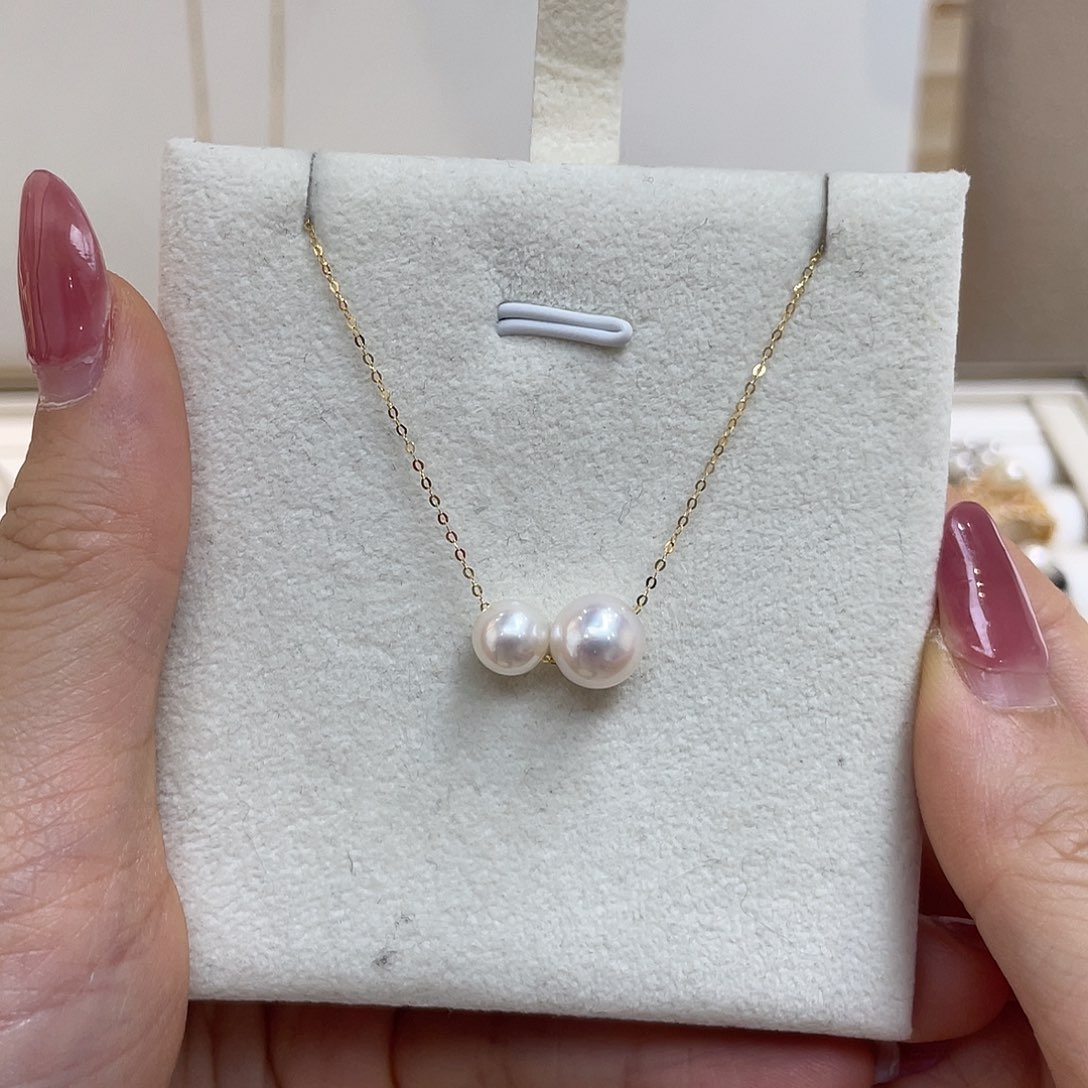 海水珍珠18K金镶嵌颈饰