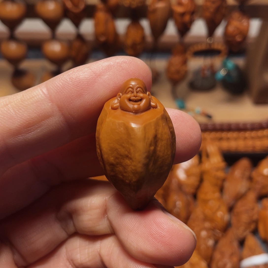 橄榄核手串/手链包衣弥勒