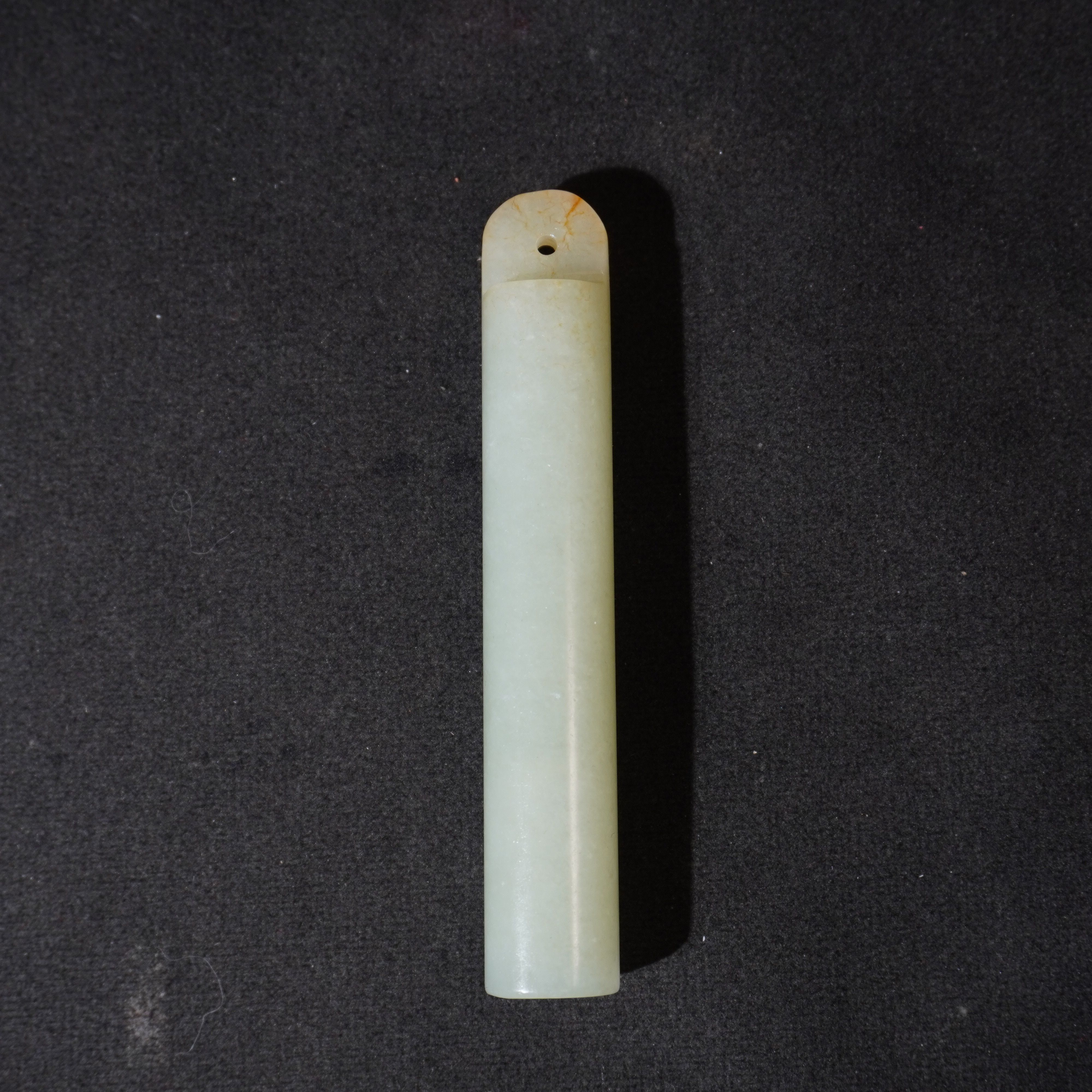 72G270  清  和田玉翎管