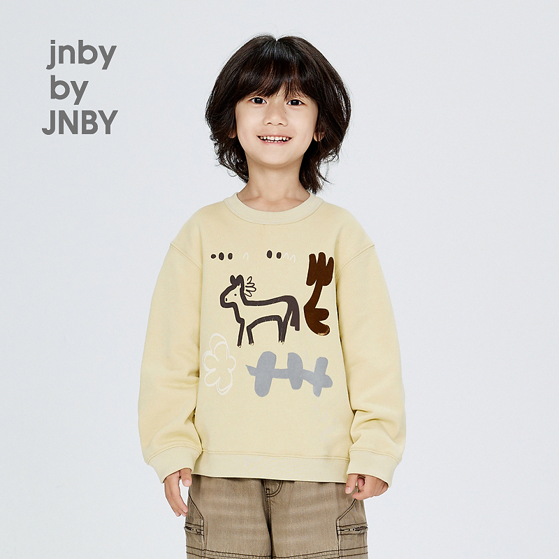 新款江南布衣童装棉质圆领卫衣24秋男女童1O8412650