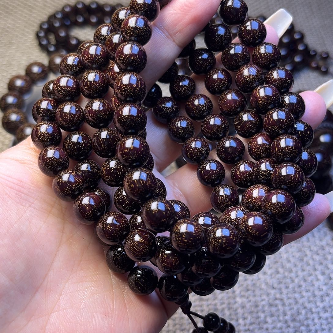 檀香紫檀（小叶紫檀）1.0 108颗满天星