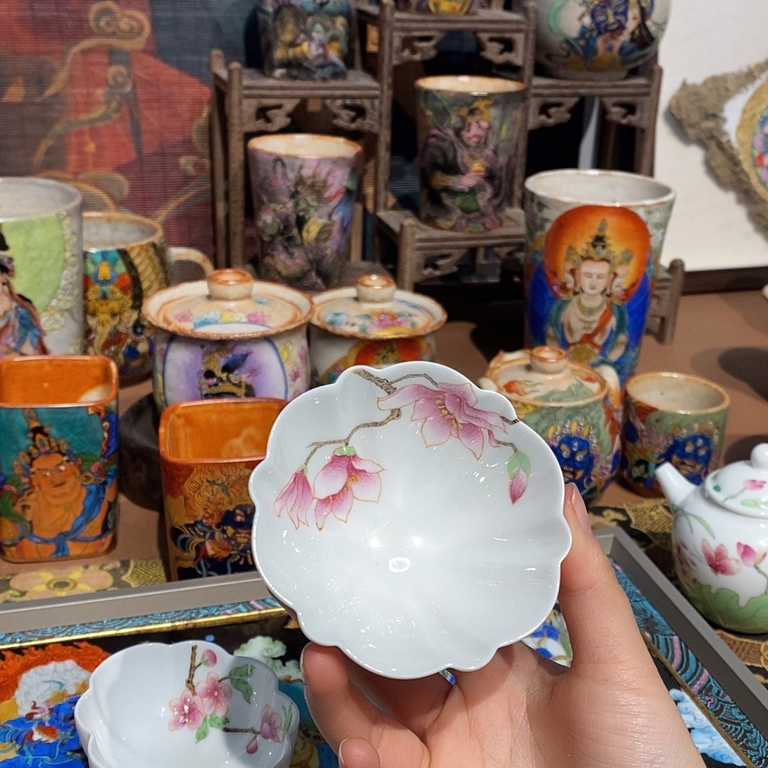 玉兰景德镇手工手绘制作