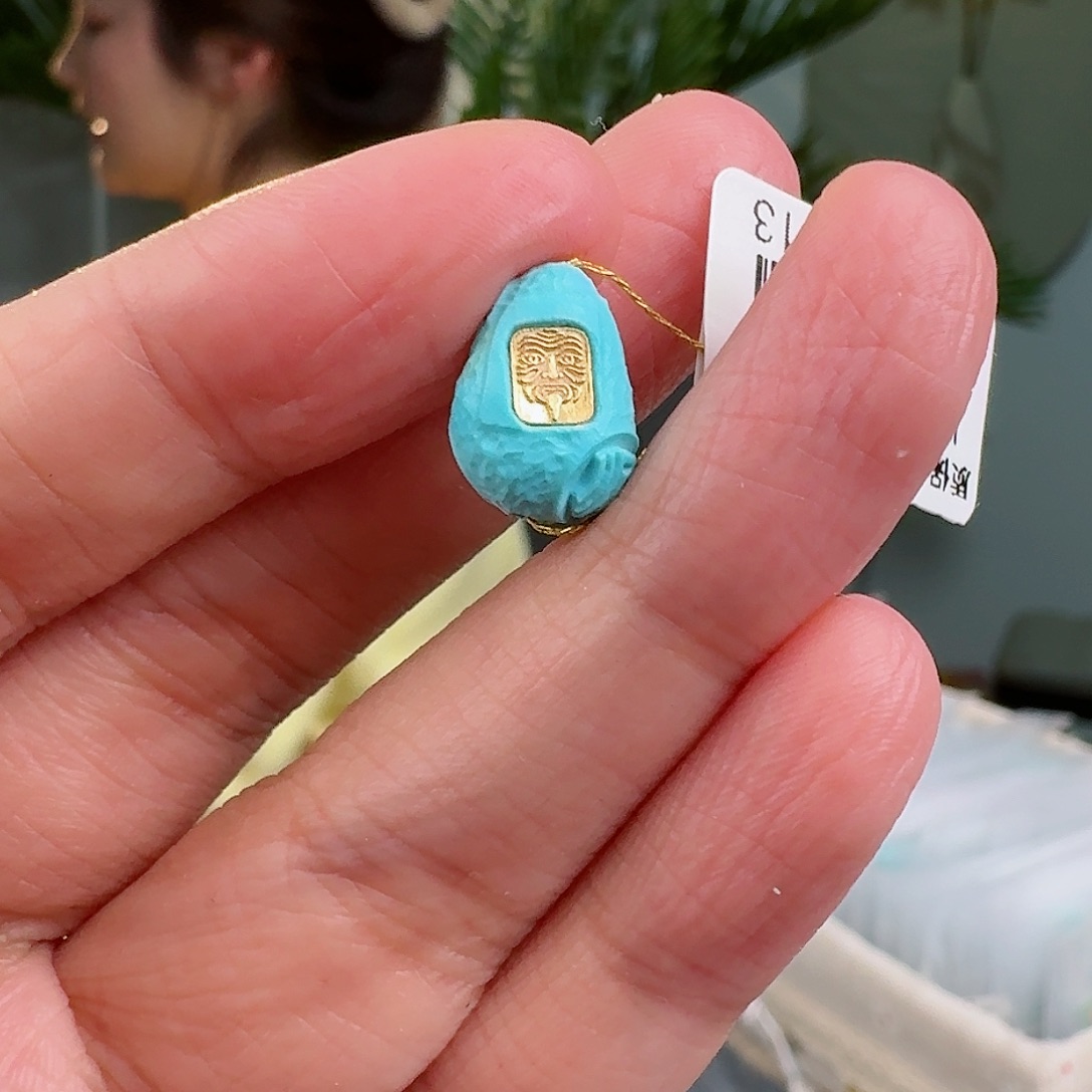 绿松石珠宝奇石未镶嵌