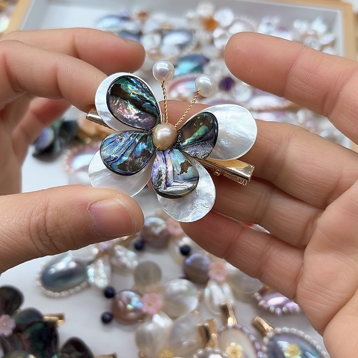 淡水珍珠珍珠银S925镶嵌