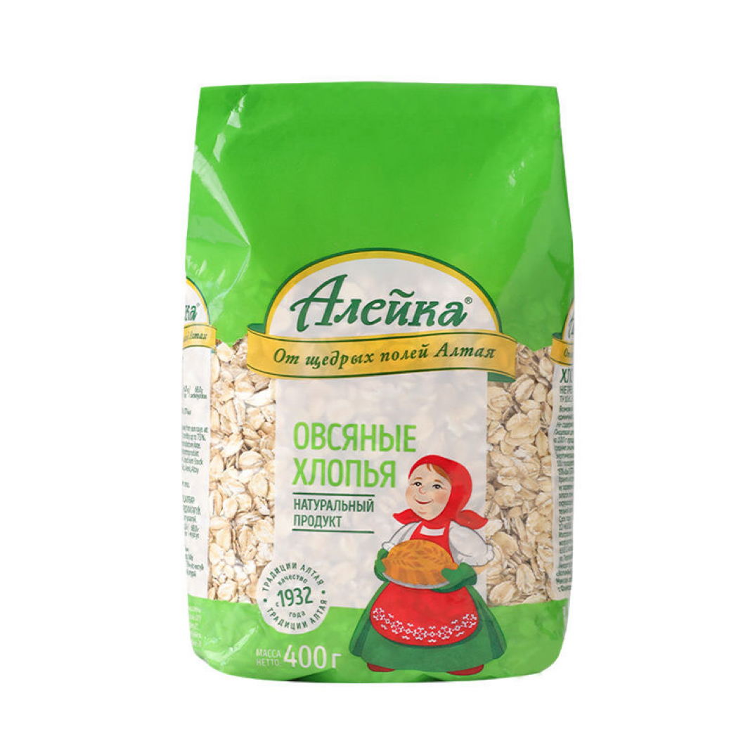 俄罗斯原装进口无蔗糖麦 片袋装400克/袋