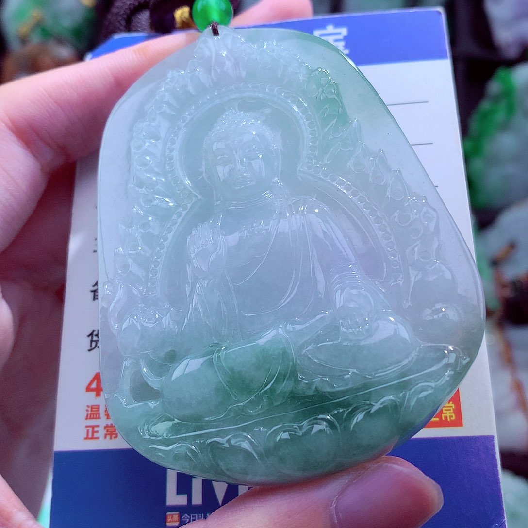 翡翠未镶嵌颈饰天然