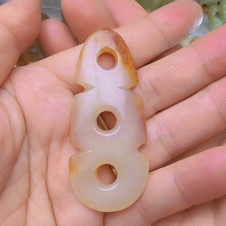 和田玉吊坠(不含链)未镶嵌