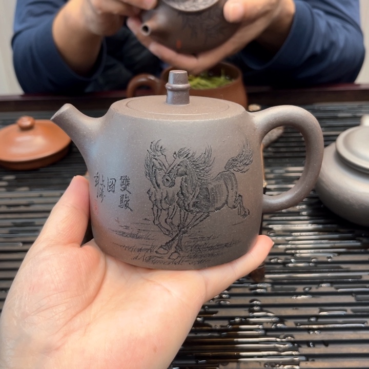 茶壶紫砂汉铎手工制作250 CC