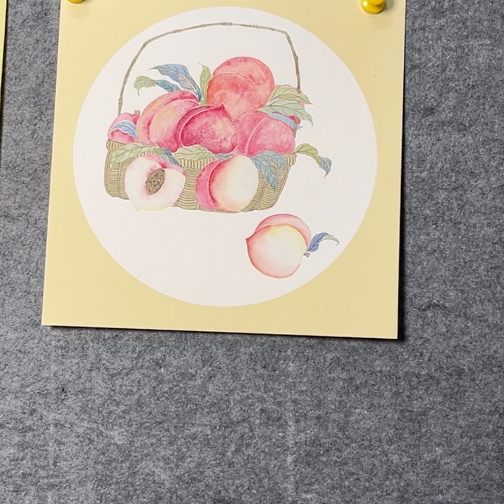 竖款大鱼书画艺术作品