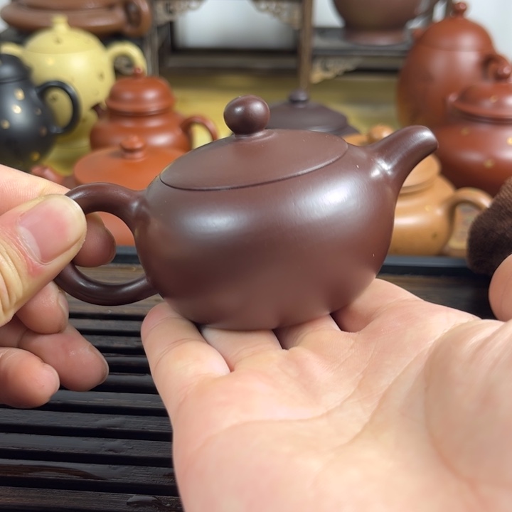 紫砂茶壶原矿紫砂半手工制作