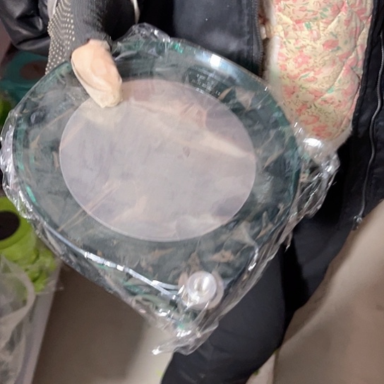 双层拉饵盘颜色随机发16厘米