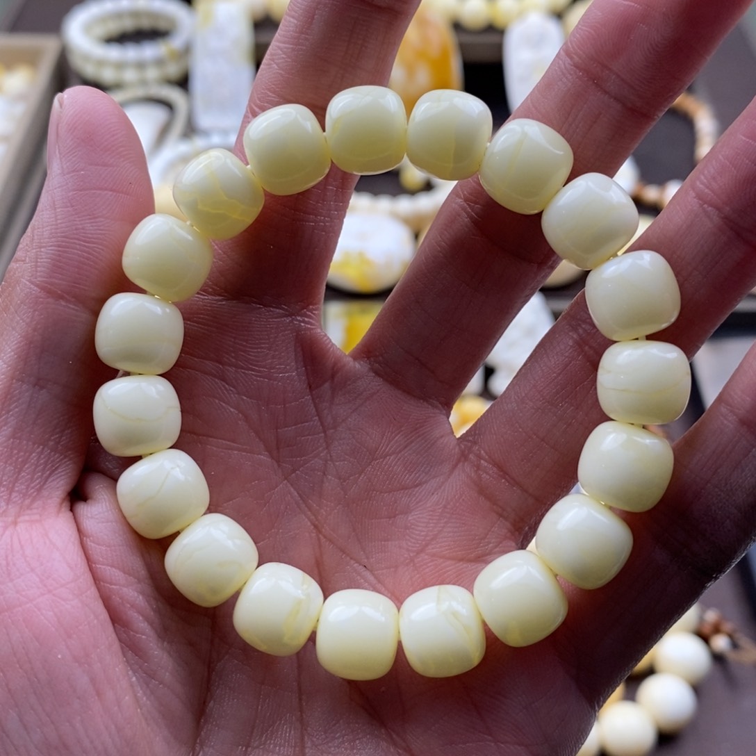 琥珀裸石未镶嵌蜜蜡吊坠项链腰链