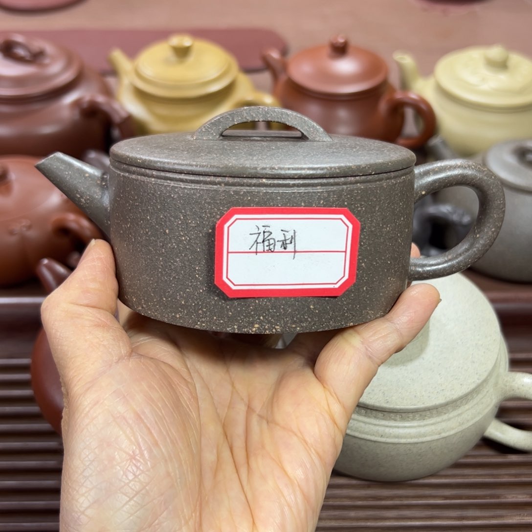 紫泥茶壶天青 汉瓦 180cc