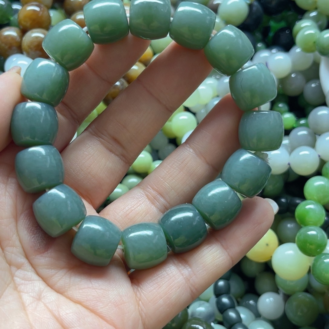 和田玉手链未镶嵌