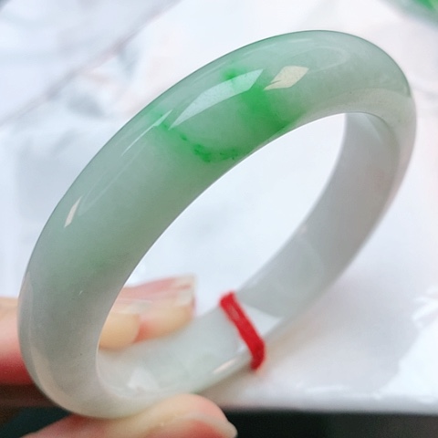 未镶嵌手镯翡翠54圈口480344