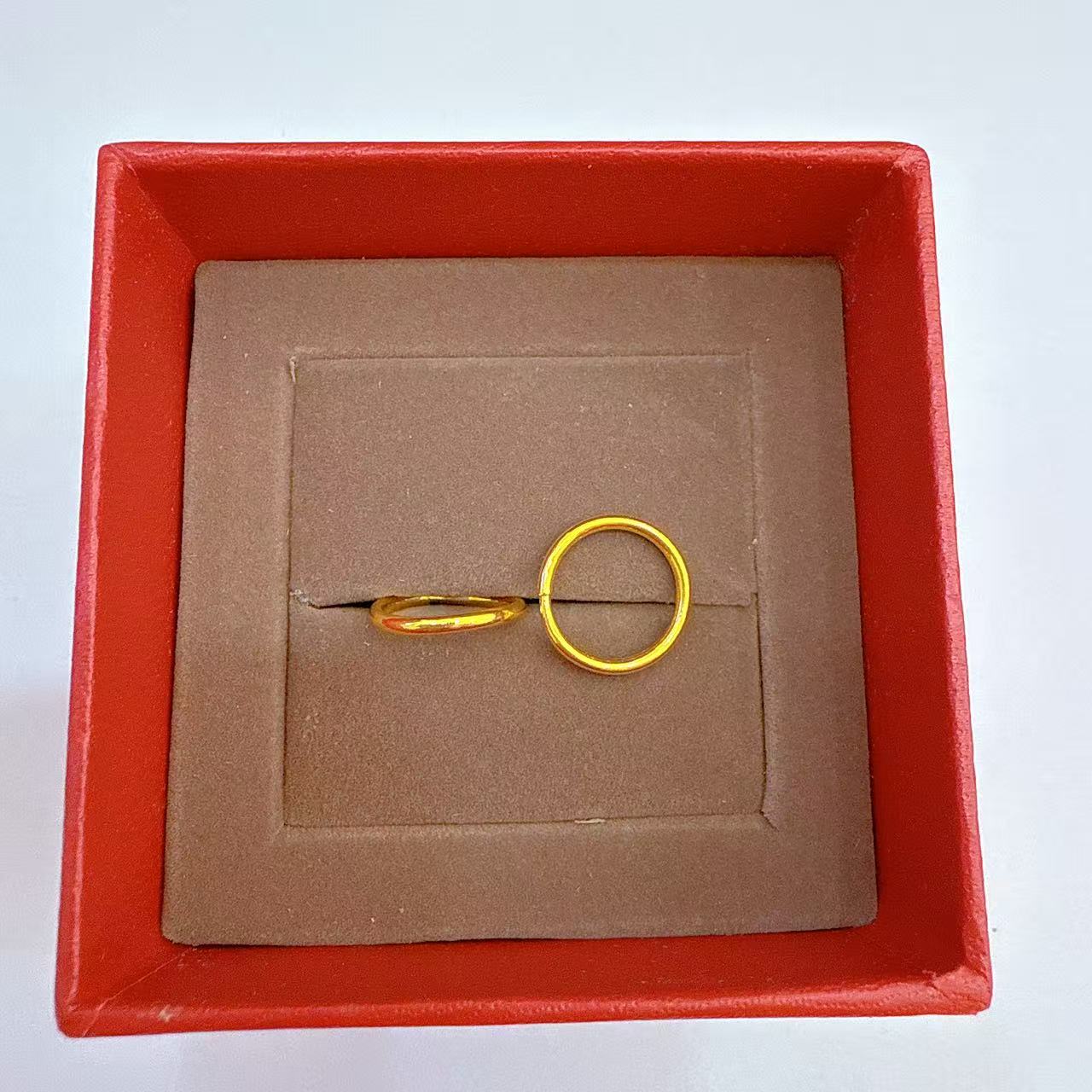 Chow Tai Seng/周大生周大生足金999小耳圈