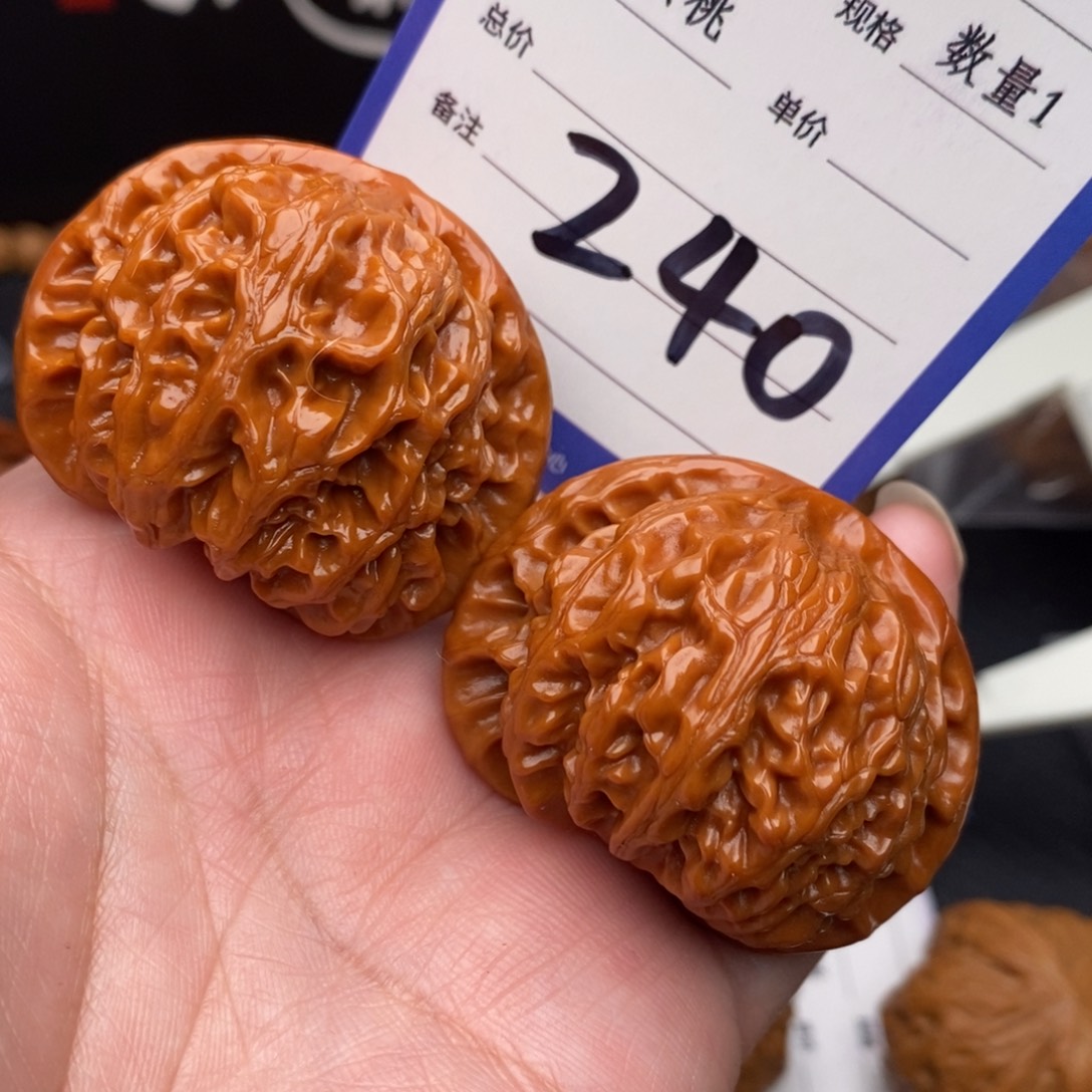 桃核把件宫灯43mo