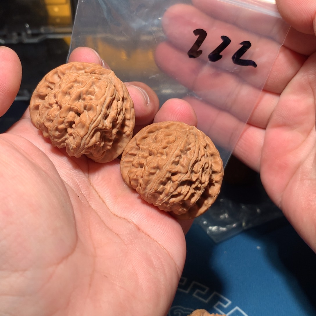 文玩核桃吊坠白狮子 222 