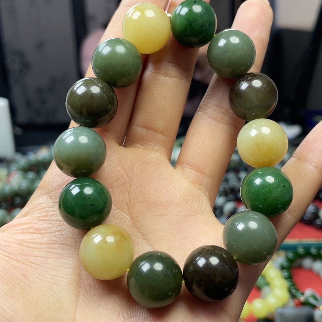 和田玉手链未镶嵌