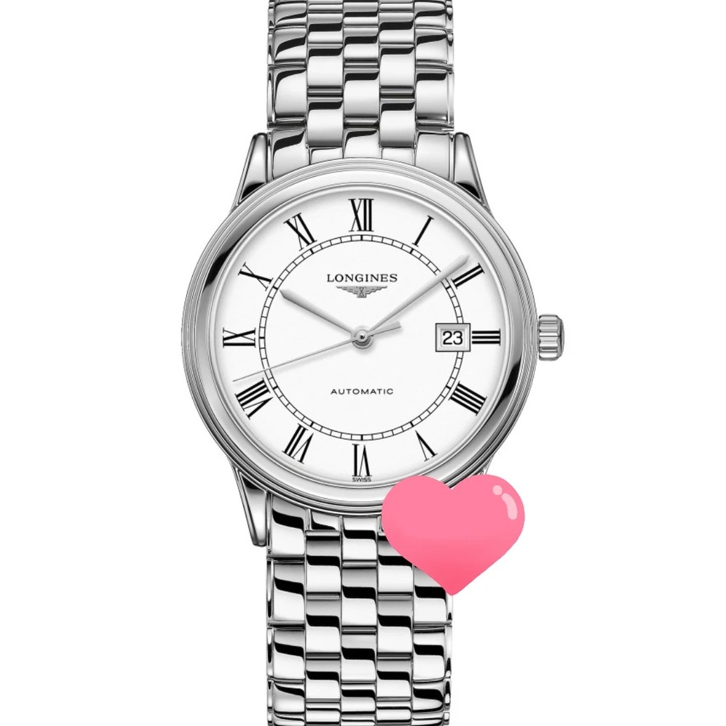 99新 Longines/浪琴 军旗984罗马钢带/表径40/自动机械