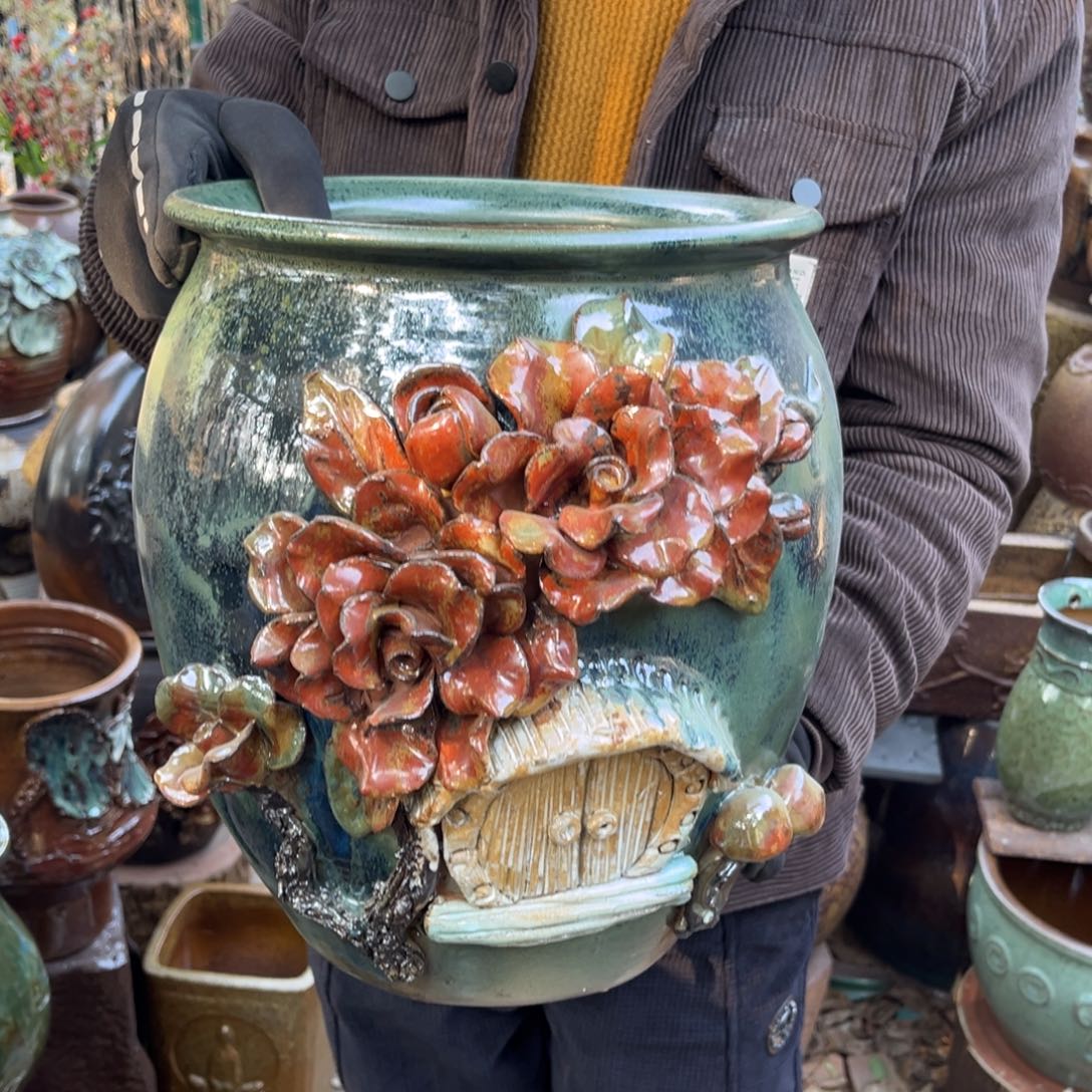 红陶高31口25有孔