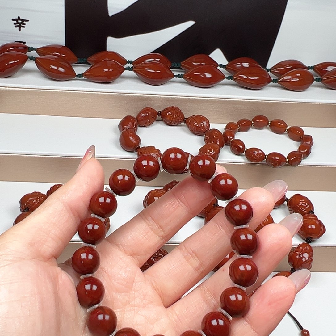 P***厂橄榄核手串光珠手串