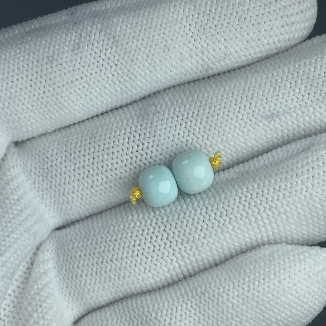 原矿绿松石白皮果冻料老型7尺寸