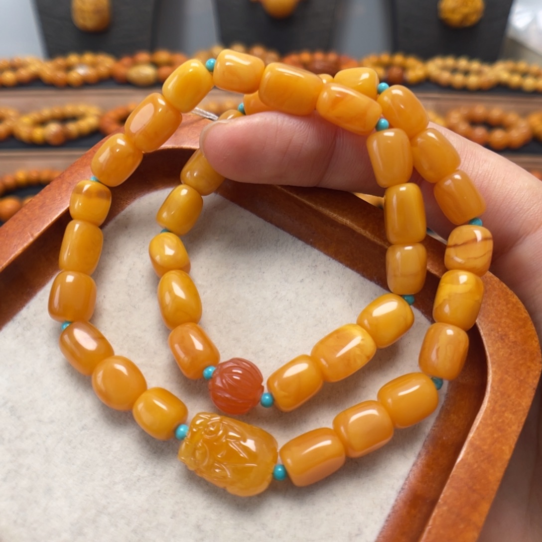 蜜蜡未镶嵌手链蜜蜡