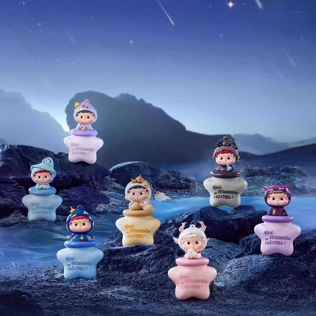 【卷卷拆盒】哦崽造物第七章发光小夜灯盲盒挂件