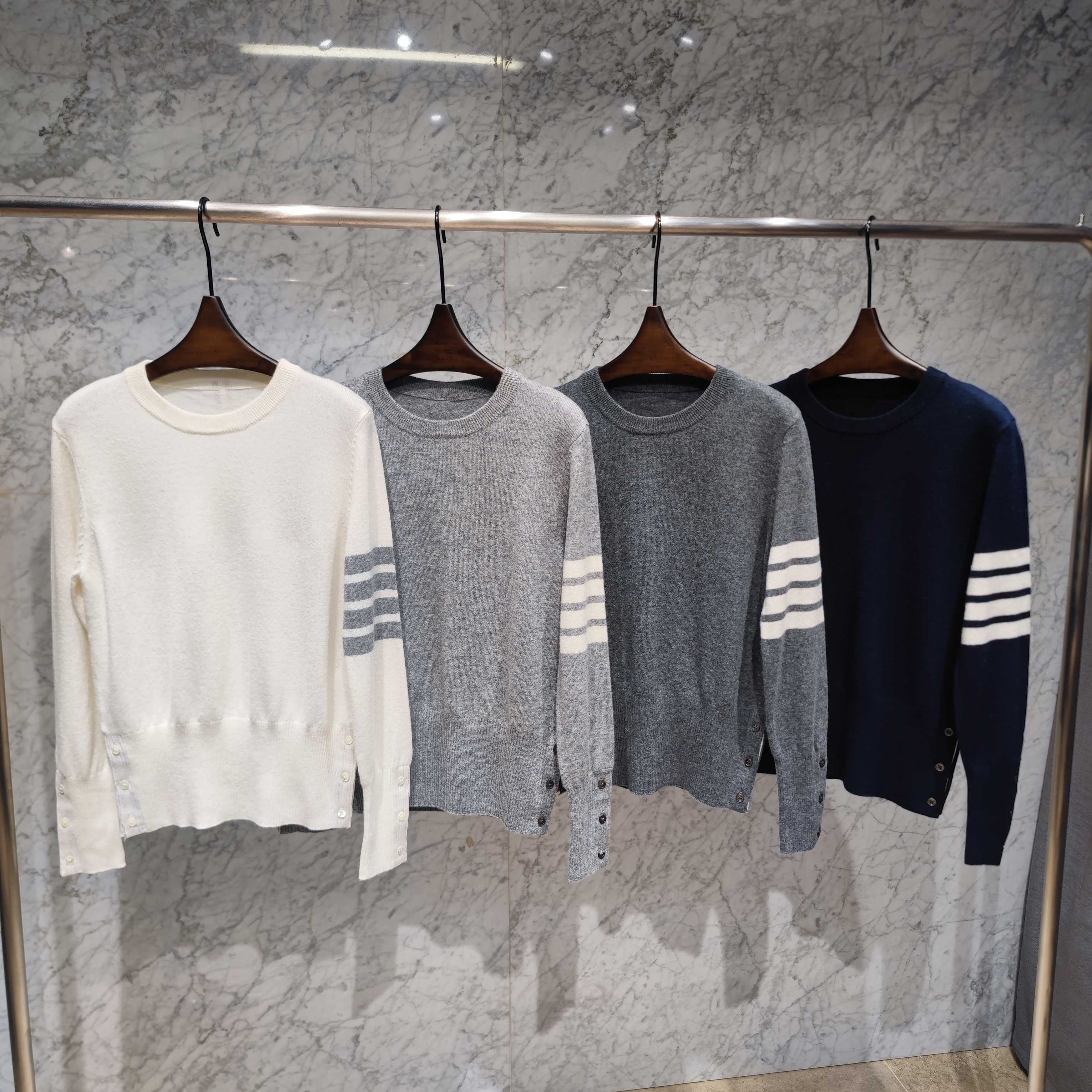 【汤姆】秋冬经典优雅气质澳洲进口美利奴羊毛套头针织衫