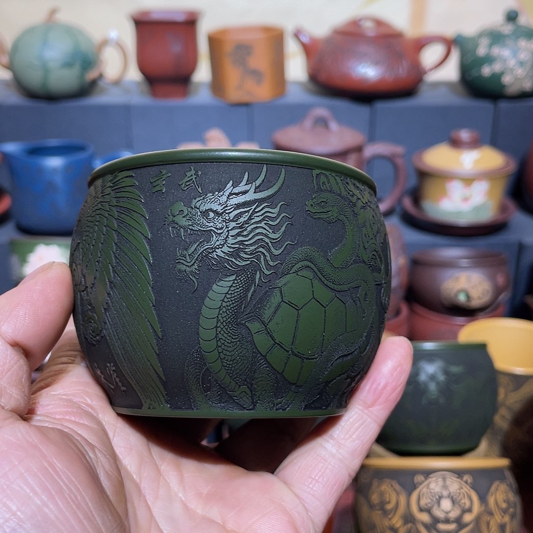 原矿紫砂手工主人杯