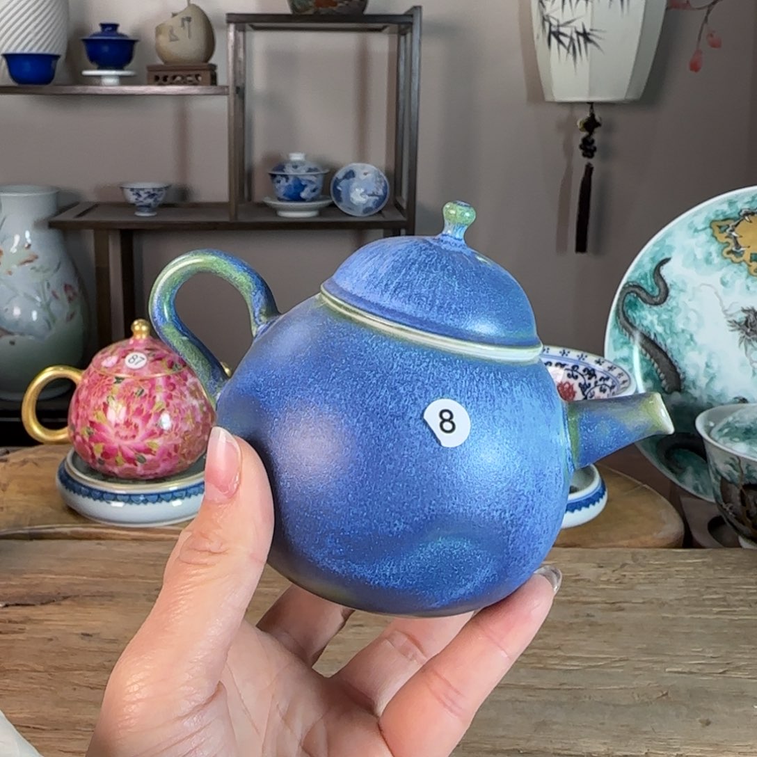 杯冷*光景德镇陶瓷柴烧多人