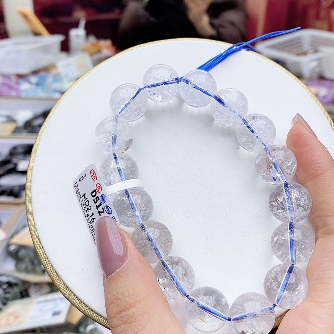 长石手链未镶嵌D512 白阿塞 14m+