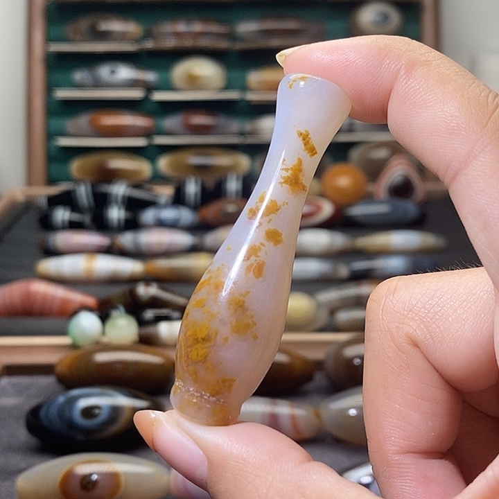 玛瑙/玉髓未镶嵌吊坠(不含链)