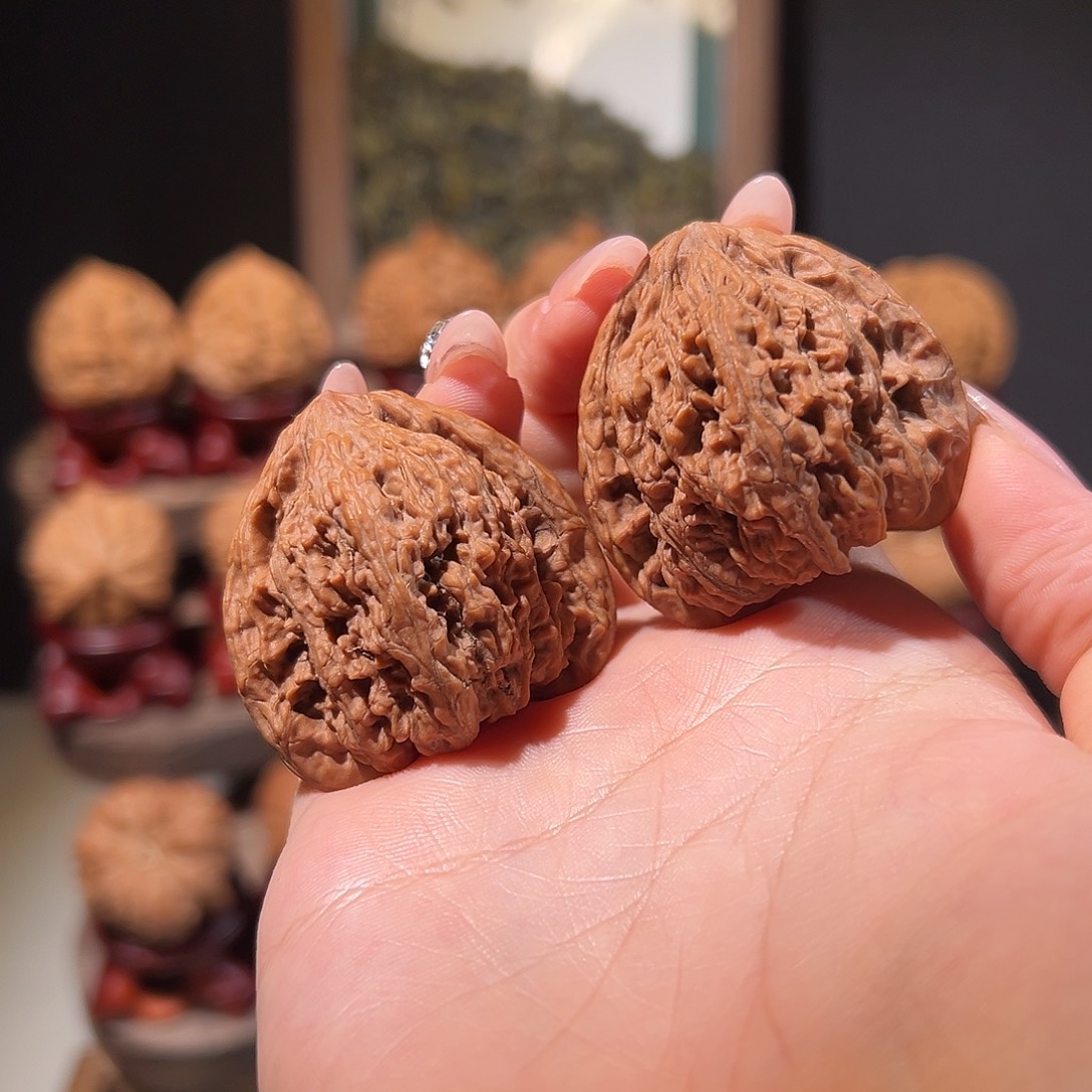 把件文玩核桃密纹