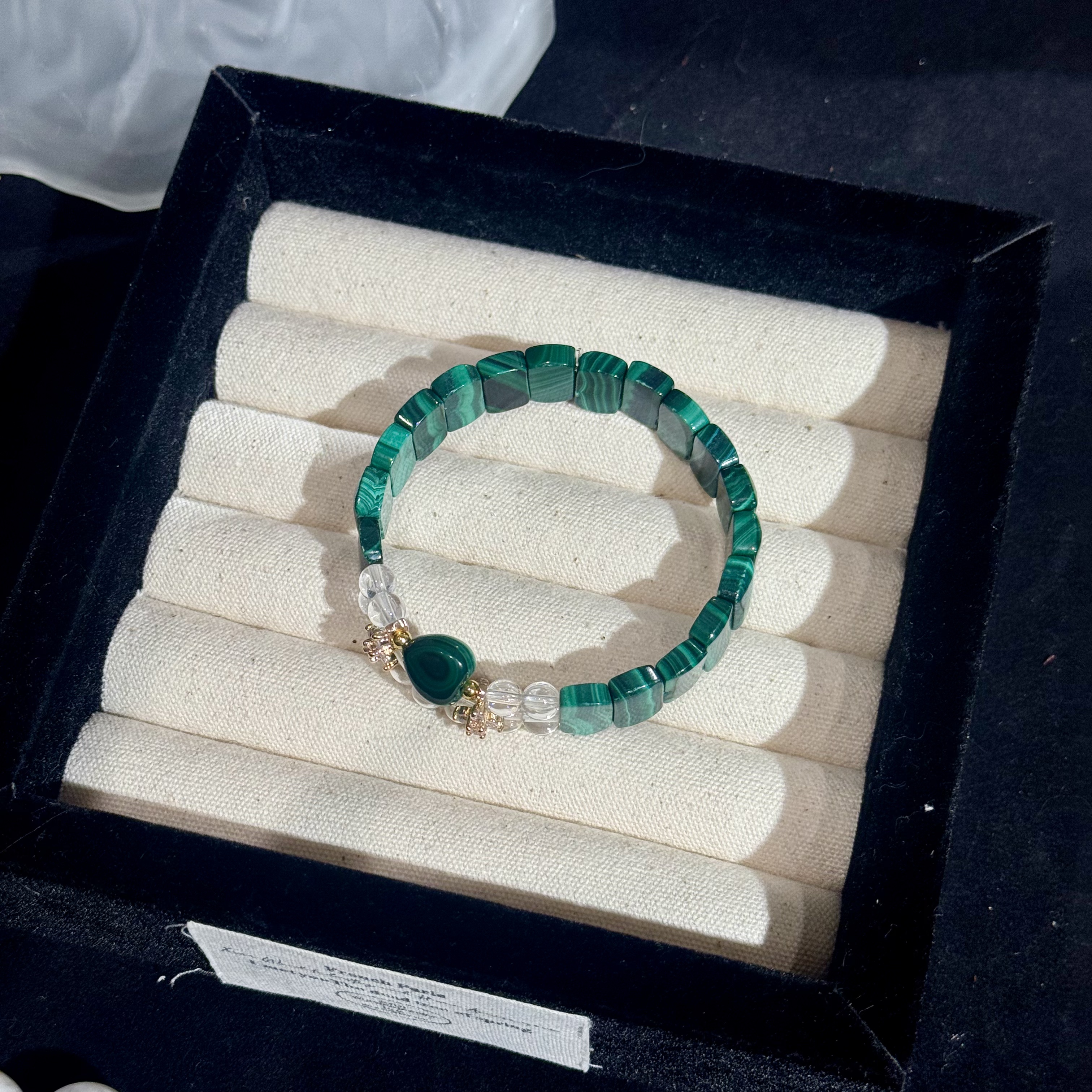 A598天然孔雀石原创设计款手牌多样性发一