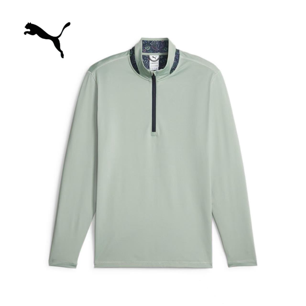 PUMA/彪马男士专业高尔夫秋季运动半拉链时尚长袖  621640