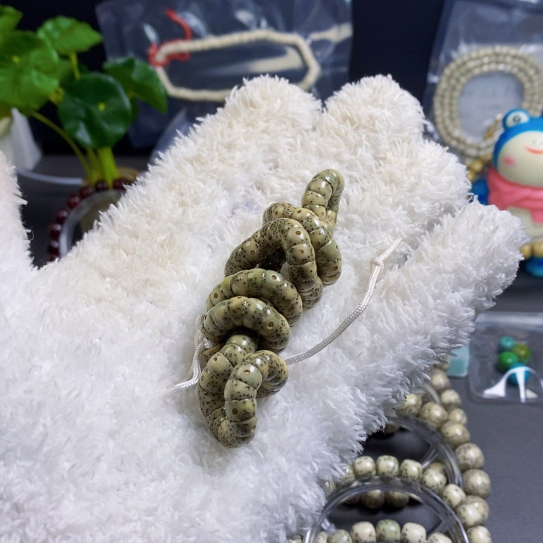 星月菩提手串7石玉糯冰大肠