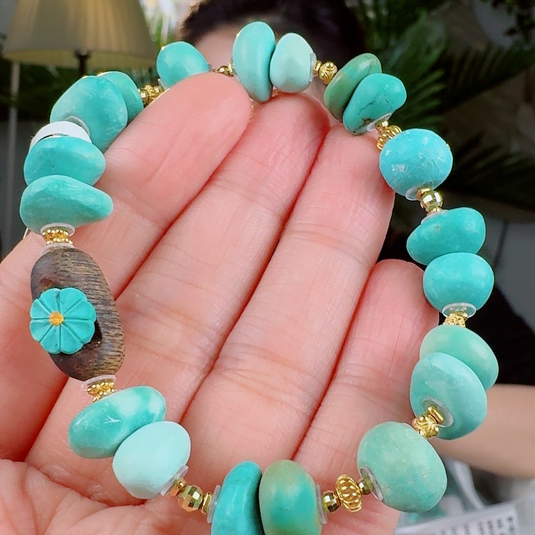 绿松石珠宝奇石未镶嵌