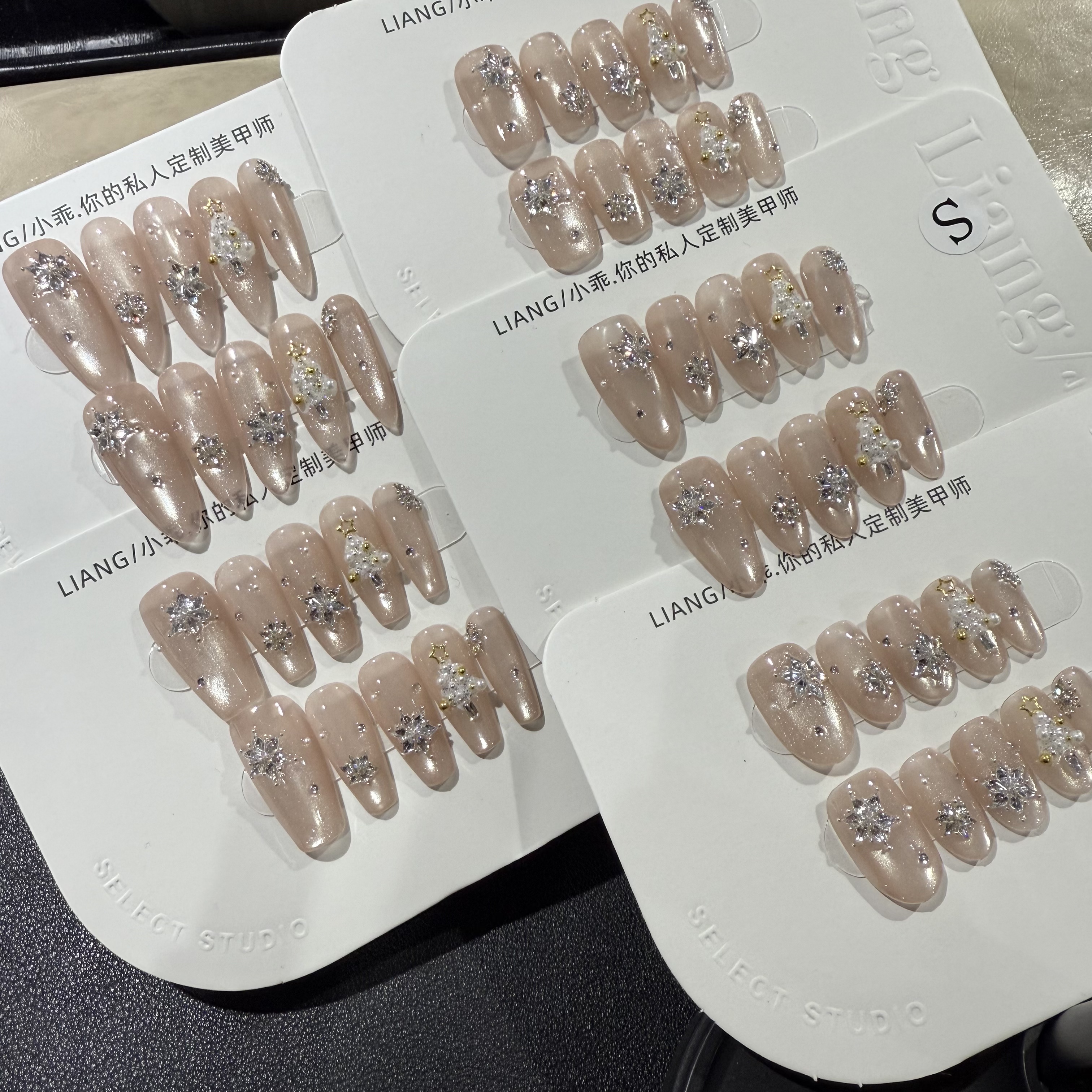 【阿拉斯加】高端 纯手工 定制 穿戴甲 轻奢美甲显白气质穿戴式