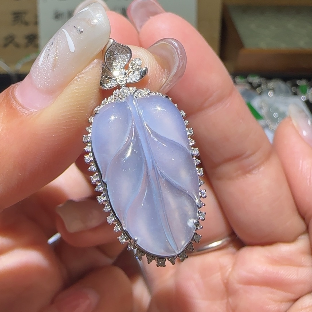 【闪购商品】翡翠颈饰18K金镶嵌缅甸