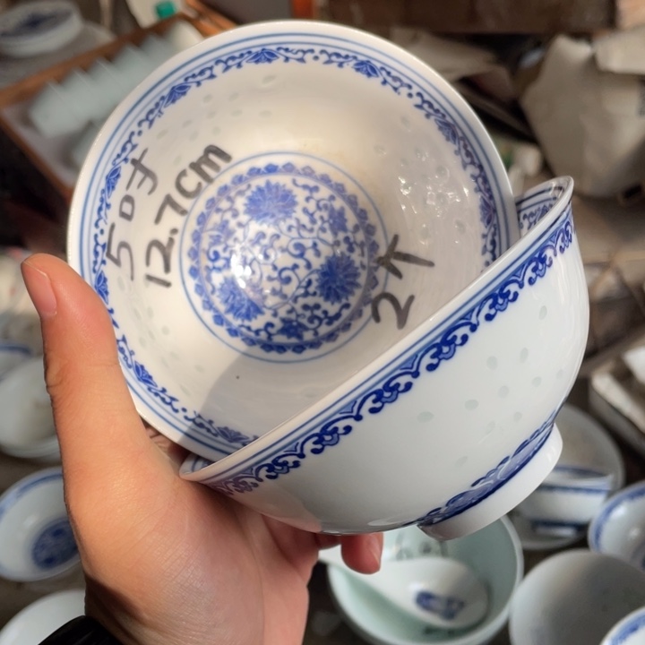 碗瓷景德镇高温细白瓷餐具