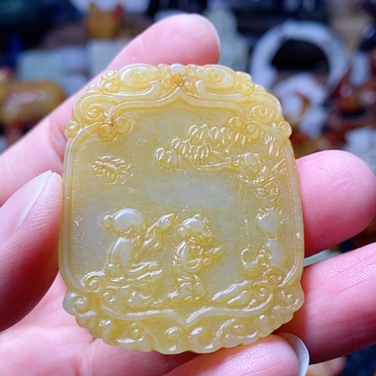 和田玉挂件未镶嵌