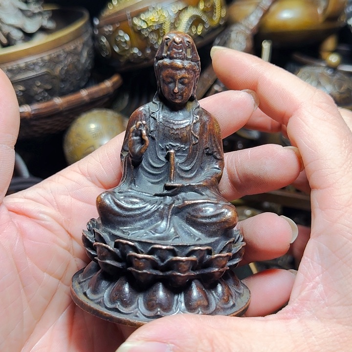 铜器摆件收收藏藏