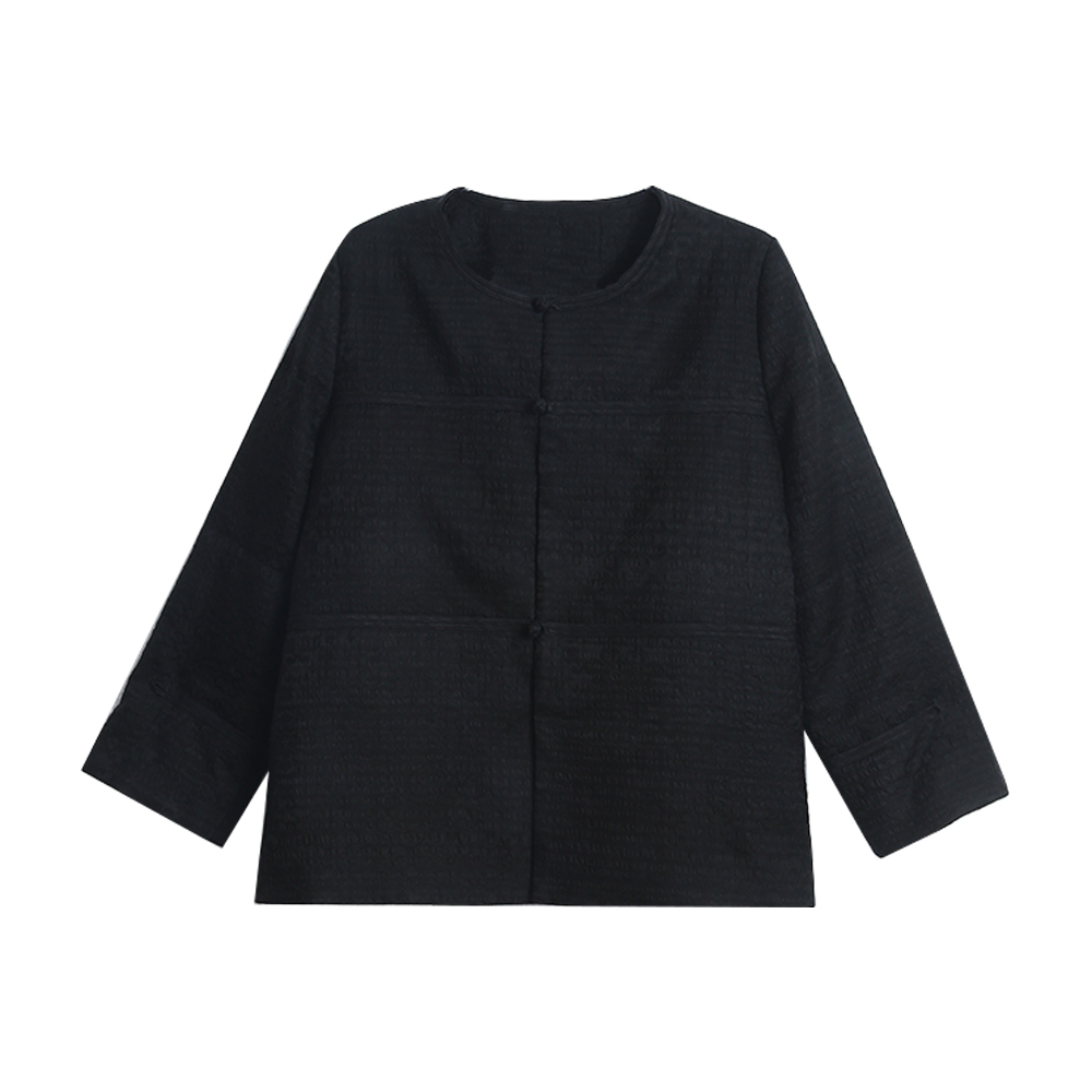 25姆米里布填充100桑蚕丝加厚开襟外套新中式国风外套71017