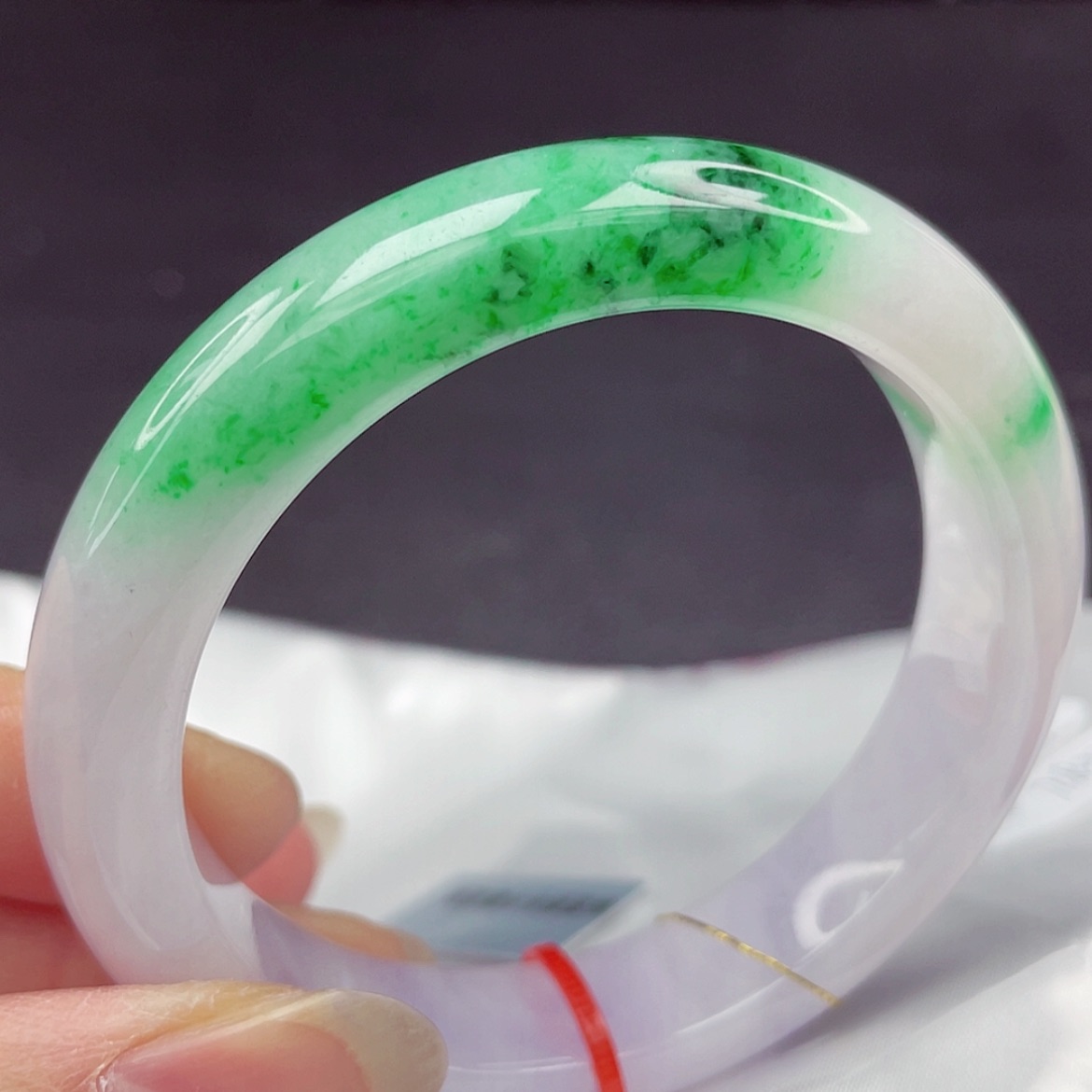 【闪购商品】未镶嵌手镯翡翠55圈044