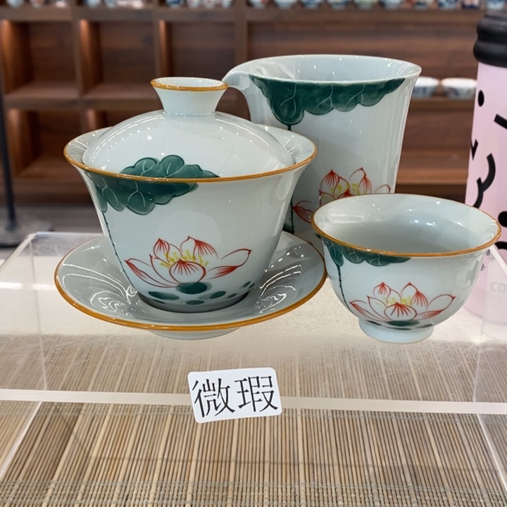 釉下老陶泥手工绘制